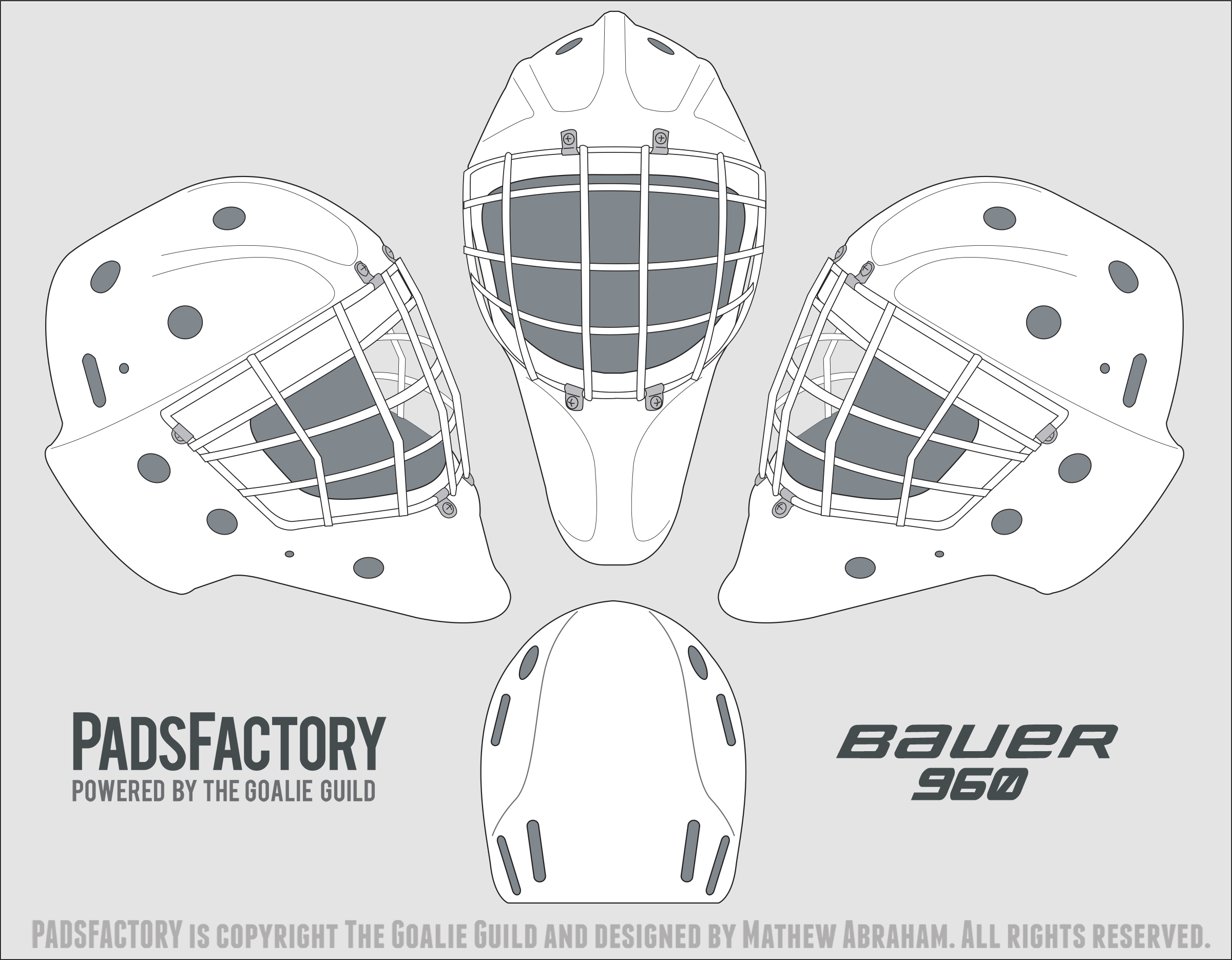 Goalie Mask Template Bilscreen