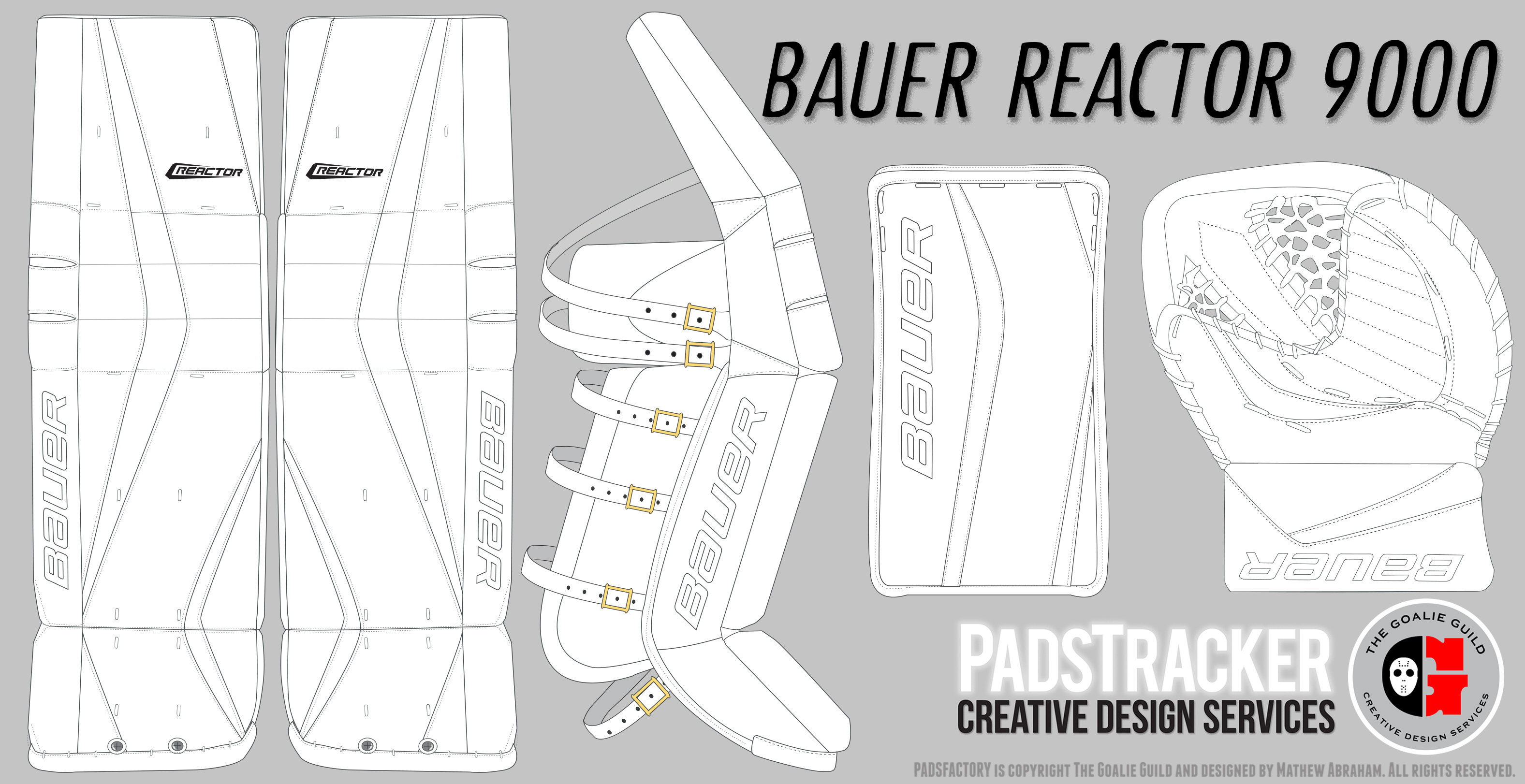 Bauer Goalie Pad Customizer