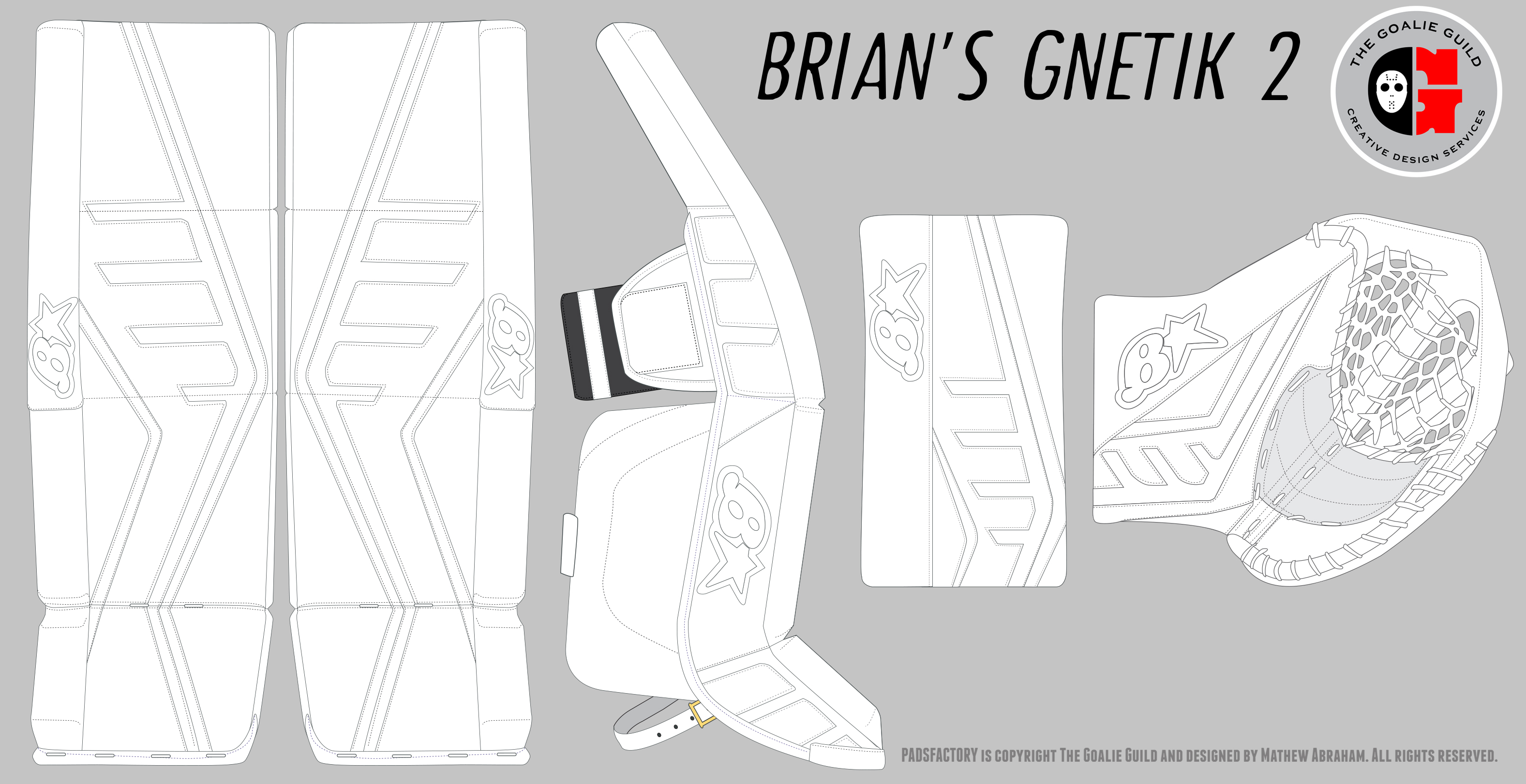 Pads & Glove Templates – The Goalie Archive